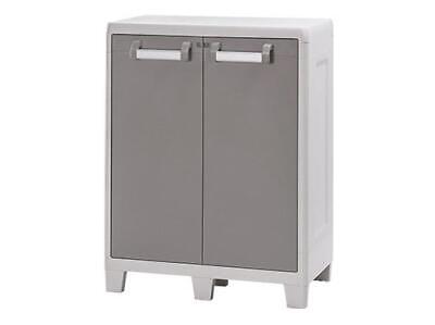 ARMADIO ARMADIETTO TUTTOPIANO BASSO IN RESINA URBAN XL TORTORA CM.78X49XH101