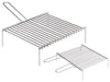 GRATICOLE GRIGLIE IN ACCIAIO CROMATO PER CAMINO BARBECUE CM.35x60 MANICO DOPPIO