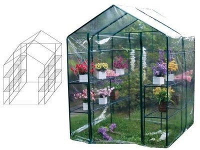 SERRE SERRA GIARDINO BRIXO GARDEN COTTAGE CM. L143xP143xH195 GIARDINAGGIO AGRICO