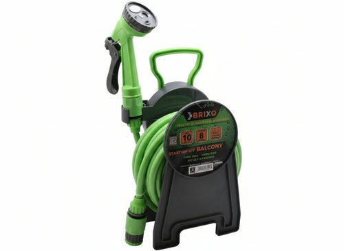 TUBI KIT STARTER IRIS BALCONY 10MT. TUBO+RACCORDI+PISTOLA GIARDINO IRRIGAZIONE