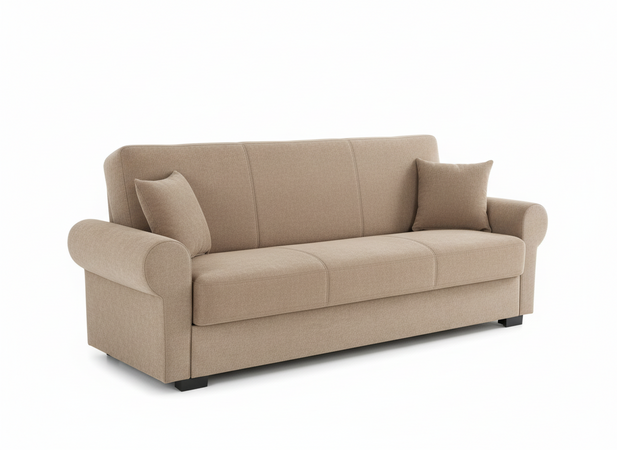 DIVANO DIVANOLETTO PRONTOLETTO FIRENZE CM. 225x86x88H CON CONTENITORE