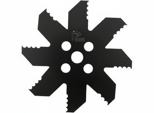 DISCHI SHARK ROVI PER DECESPUGLIATORI 8D 250 - DIMENSIONI 250MM