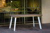 TAVOLO DA GIARDINO ESTENSIBILE HARMONY CM. 162/241X100X74H BIANCO TORTORA