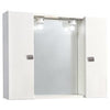 SPECCHIO DA BAGNO MOD. 198 DUE 2 ANTE BIANCO