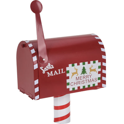 Casella postale Natalizia, con lettera e scompartimento, decorazione da 23 x 26 cm