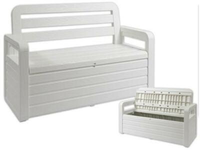 PANCHINA BAULE CONTENITORE MULTIUSO FOREVERSPRING PLUS CM .L132xP58xH89 LT.270