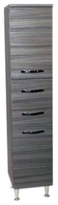 COLONNA BAGNO ANTONELLA 2 ANTE + 2 CASSETTI CM. 33X33X160 PALISSANDRO