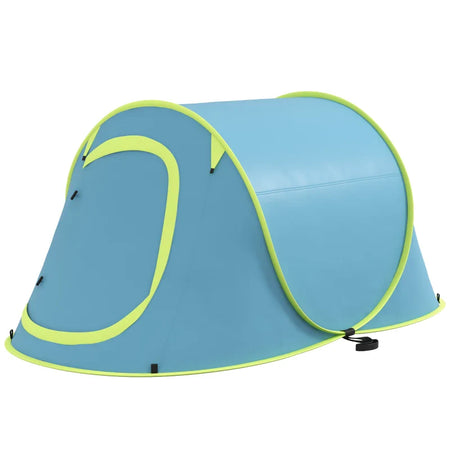 Tenda da Campeggio Pop Up Impermeabile con Accessori e Borsa di Trasporto, 245x148x105 cm, Blu RK5A20-404V00NURK5