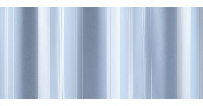 TENDE TENDA PER DOCCIA IN PVC FANTASIA 185/01-6190 RIGATO AZZURRO CM 120X200H