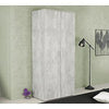 KIT ARMADIO 2 ANTE CM. 87X195X50 CEMENTO CHIARO K4298
