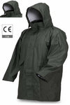 CAPPOTTO GIACCA GIUBBOTTO GIACCONE IMPERMEABILE CAPPUCCIO E TASCHE LLUVIA