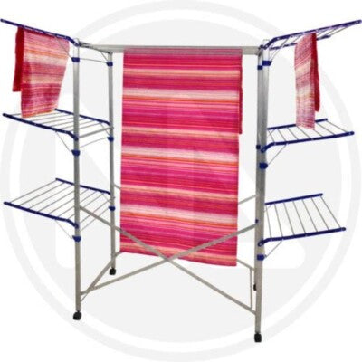 STENDIBIANCHERIA A CAVALLETTO IN ALLUMINIO PEGASUS CM.192x57x164H 35MT DI FILO