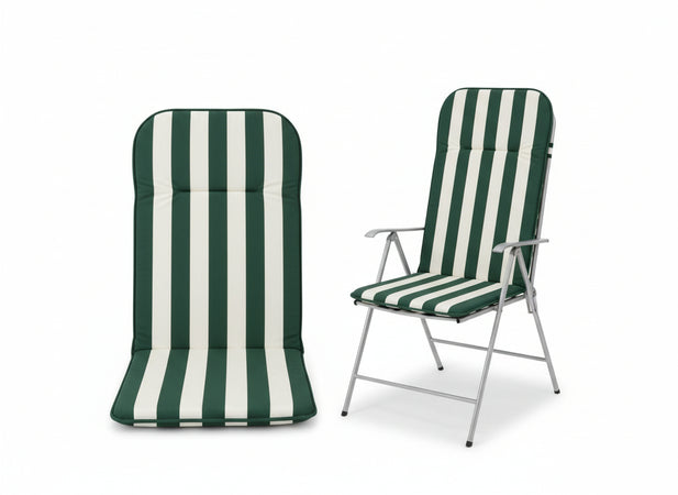 CUSCINI CUSCINO PER SEDIE POLTRONE ACTION ALTO CM. 116x48xH2,5 ARREDO GIARDINO