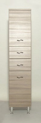 COLONNA FRANCESCA 2 ANTE + 2 CASSETTI CM. 33X33X160H OLMO ARREDO BAGNO