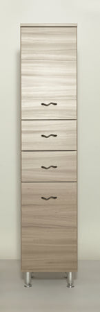 COLONNA FRANCESCA 2 ANTE + 2 CASSETTI CM. 33X33X160H OLMO ARREDO BAGNO