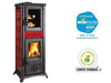 STUFA A LEGNA GEMMA CON FORNO NORDICA POTENZA 7,2 KW STUFE CM. 46x49xH121