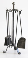 SET CAMINO FERRO BATTUTO TERMINIO ALTEZZA CM. 50