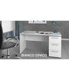 KIT SCRIVANIA STYLUS CON 3 CASSETTO CM. 138X60X74H BIANCO OPACO