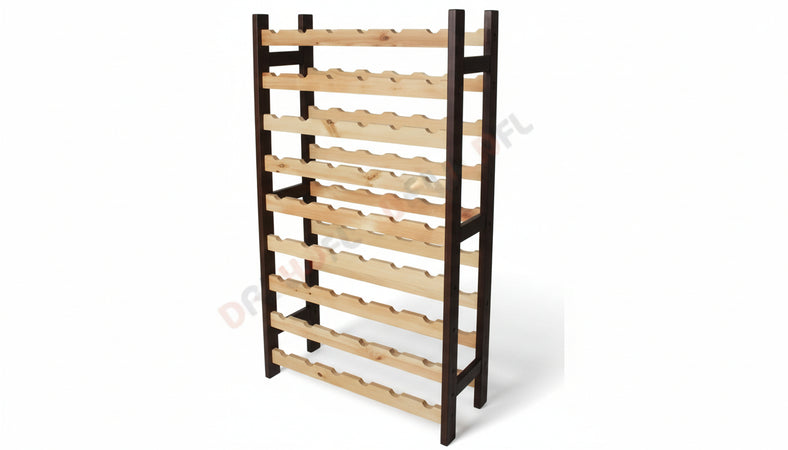 CANTINETTE CANTINETTA PORTABOTTIGLIE 52 POSTI CM. 63x25H98