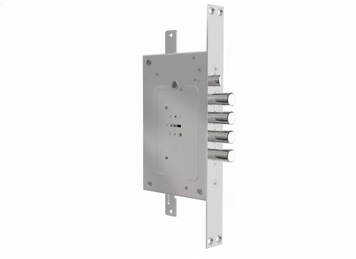 SERRATURA PER PORTE BLINDATE DA INFILARE A DOPPIA MAPPA AMBIDESTRA ART.2650 PLUS