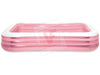 PISCINA FUORITERRA GONFIABILE RETTANGOLARE 2 ANELLI 262x175x56H CM. INTEX PINK