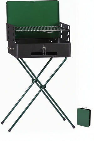 BARBECUE RETTANGOLARE RICHIUDIBILE A CARBONE CARBONELLA H. CM.77 PIANO 31X43