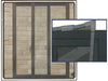 ZANZARIERA ZANZARIERE STOP INSET MAGNETICHE PER FINESTRE CM.100X100