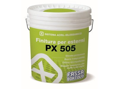 IDROPITTURA ACRIL-SILOSSANICA RIEMPITIVA PER ESTERNI PX 505 FASSA BORTOLO