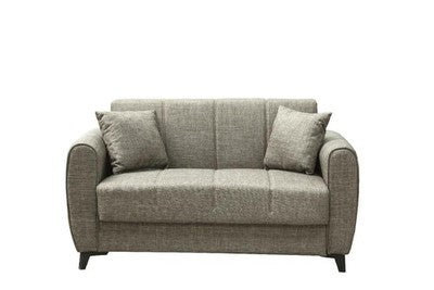 Divano 2 Posti Contenitore cm. 149x78x78 Tessuto Delhi Mina