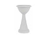 FIORIERA CALICE A COLONNA BIANCO  40x72H CM ARREDO GIARDINO ESTERNO