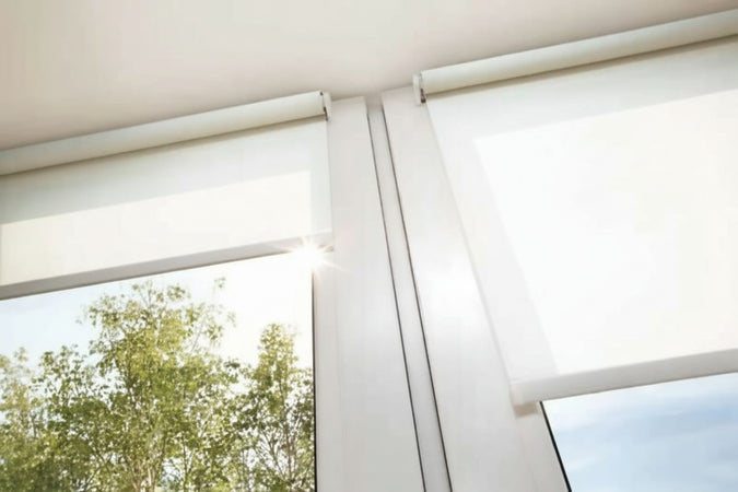 TENDE TENDA A RULLO OMBREGGIANTE OSCURANTE COLORE BIANCO VARIE MISURE