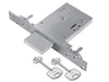 SERRATURA AD INFILARE 4 MANDATE DOPPIA MAPPA CORNI DM TRAK N91014 INFERRIATE