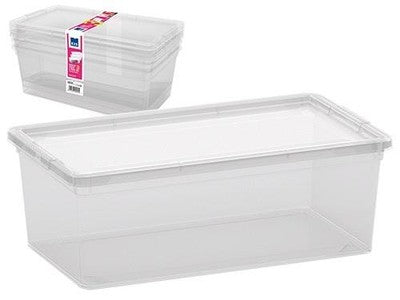 SET 3 PZ CONTENITORI CONTENITORE BAULE BAULETTO SCATOLE C-BOX XS CM.33X19XH12