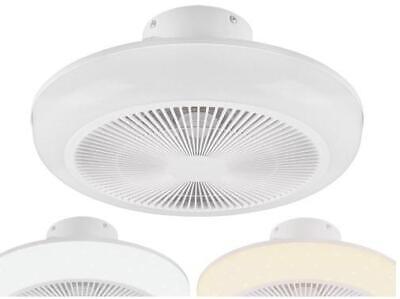 PLAFONIERA LED TRIO CON VENTILATORE MOLBY CM.46