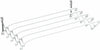 STENDIBIANCHERIA DA PARETE A SOFFIETTO BRIO SUPER GIMI 80 MISURA 80x47x19H CM