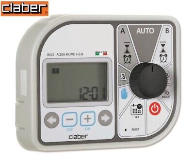 PROGRAMMATORE CENTRALINA IRRIGAZIONE MULTILINEA AQUA-HOME 4-6-8 CLABER
