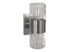 LANTERNA PLAFONIERA APPLIQUE MURANO CM. H.27 ILLUMINAZIONE PER ESTERNO