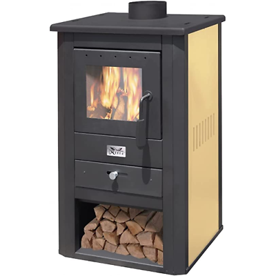 STUFA A LEGNA BRUCIATUTTO 10,7 KW PALLADE CM. 50X41X86H