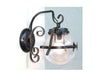 LANTERNA APPLIQUE LAMPADA SFERA D.14 FERRO BATTUTO CRUCCOLINI PLAFONIERA LAMPADE