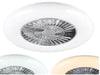 PLAFONIERA LAMPADA VENTILATORE INCORPORATO LED TRIO VISBY CM.59xH20