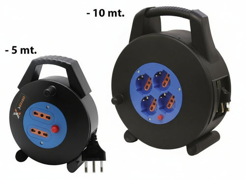 AVVOLGICAVO ELETTRICO BRIXO 3X1 MT.20 PROLUNGA PROLUNGHE CAVI ELETTRICI