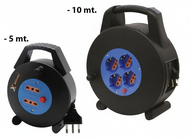 AVVOLGICAVO ELETTRICO BRIXO 3X1 MT.20 PROLUNGA PROLUNGHE CAVI ELETTRICI