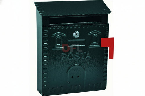 CASSETTA POSTALE IN FERRO BATTUTO CM. 22x7xH28