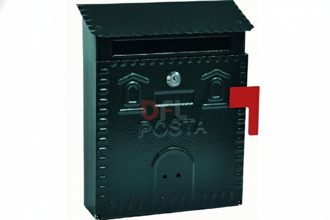CASSETTA POSTALE IN FERRO BATTUTO CM. 22x7xH28
