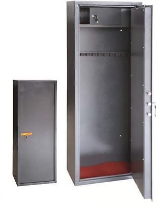 ARMADIO PORTAFUCILI 10 POSTI UTILIA SECURITY CON TESORETTO CM. 54X32X148H
