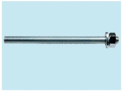 10 PZ BARRE FILETTATE CON DADO E ROSETTA FISCHER FIS A M MISURA M12X140