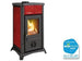 STUFE A LEGNA GEMMA ELEGANCE BORDEAUX NORDICA CM.46x49xH84 -POTENZA 6,0 Kw