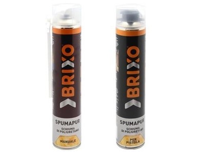 12 PZ SCHIUMA POLIURETANICA BRIXO SPUMAPUR MANUALE ML.750