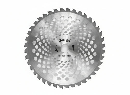 DISCHI DISCO IN ACCIAIO PER DECESPUGLIATORI  250 MM - 40 DENTI TAGLIAERBA