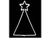 ALBERI DI NATALE 360 LED NEON FLEX PER INTERNO/ESTERNO CM.L60xH89